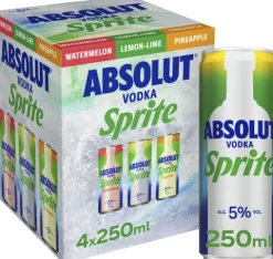 Absolut & Sprite mix 4-pack