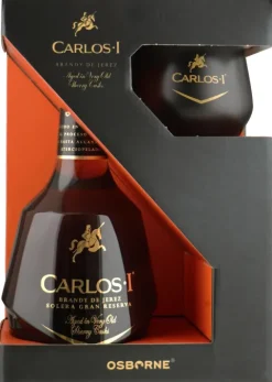 Carlos I Brandy Jerez  Cadeaupakket