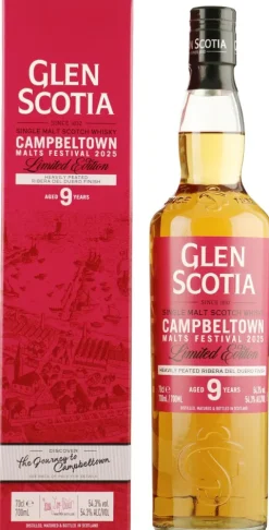 GLEN SCOTIA 9YO Campbeltown Malts Festival 2025 C.Str.