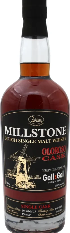 Millstone Dutch Single Malt Oloroso Whisky 2017