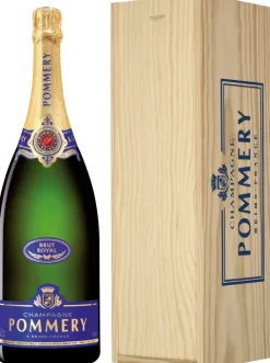 Pommery Brut Royal Magnum in Kist