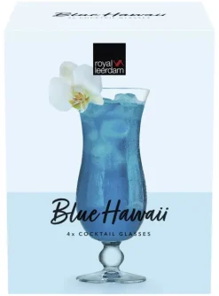 Royal Leerdam Blue Hawaii Cocktail Glazen Set