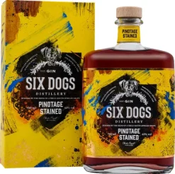 Six Dogs Gin Pinotage Stained