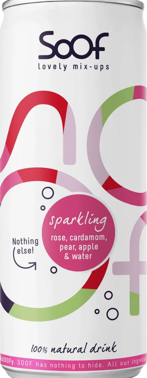 Soof Rose, Cardamom, Pear, Apple & Sparkling Water