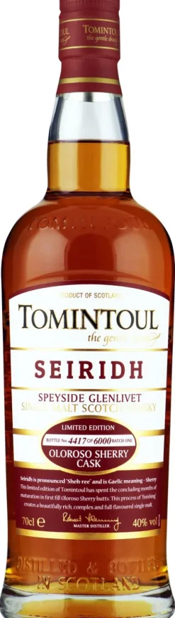 Tomintoul Seiridh Oloroso Sherry Finish