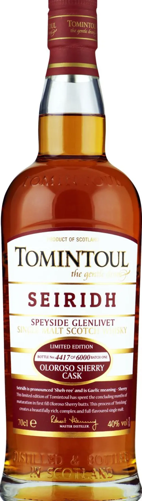 Tomintoul Seiridh Oloroso Sherry Finish